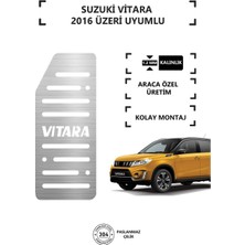 A&G Tuning Suzuki Vitara 2016 Üzeri Ayak Dinlendirme Pedalı Krom Ayak Dayama Pedalı