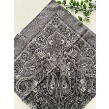 Zambak Büyük Şebnem Desen Pamuk Eşarp