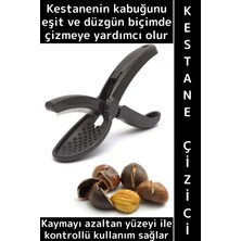 Wintoup Ergonomik Kaymaz Yüzey Güvenli Tutuş Kullanım Kabuk Kesme Çizme Şık Pratik Plastik Kestane Çizeceği