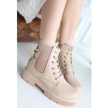 Armüz Harte Nude Cilt Bağcıklı Bot