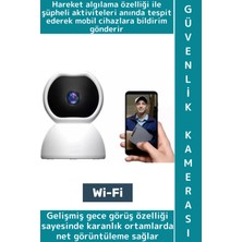 Wintoup Ev Ofis Bebek Yaşlı Odası Gece Görüş Çift Yön Ses Hareket Algı Uyarı Bildirim Wifi Güvenlik Kamerası