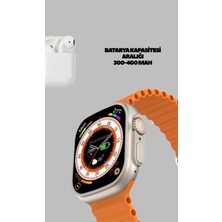 Watch 9 Max Akıllı Saat 45 mm Geniş Ekran Kulaklık Seti