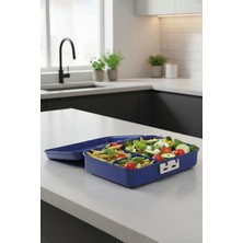 M&L Lunch Box 3 Bölmeli Beslenme Kutusu - Okul ve Kreş Tipi Çocuk Beslenme Kabı