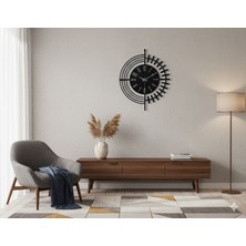 Ayaz Steel Art Dekoratif Metal Duvar Saati