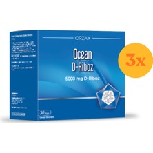 Ocean 5000MG D-Riboz  30 Saşe - 3 Adet (90 Saşe) - Dezenfektan Hediyeli (%72 Alkol)