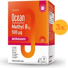 Ocean 500 Μμg Methyl B12 Sprey 5 ml - 3 Adet (15 Ml)