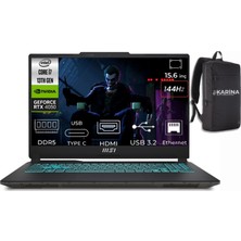 MSI Msı Cyborg 15 Intel Core I7 13620H A13VE-897XTR-K01 32GB 1tb RTX4050 6gb Freedos 15.6" 144Hz Taşınabilir Bilgisayar & Karina Çanta
