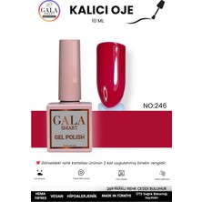 Gala Smart  Kırmızı Kalıcı Oje 10 ml Oje Kodu: 246