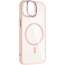 Sh Ticaret Iphone 11 Remim Lensli Magsafe Standlı Kapak - Pembe