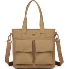 Smart Bags Mikro Poly Kumaş Büyük Boy Kadın Omuz Çantası 3345