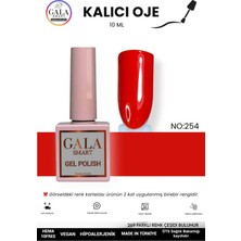 Gala Smart  Kırmızı Kalıcı Oje 10 ml Oje Kodu: 254