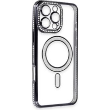 Sh Ticaret Newface Iphone 16 Kılıf Joke Simli Magneticsafe Kılıf - Gri