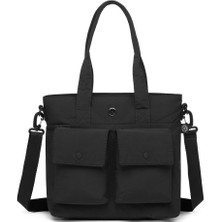 Smart Bags Mikro Poly Kumaş Büyük Boy Kadın Omuz Çantası 3345