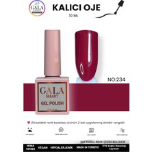 Gala Smart  Bordo Kalıcı Oje 10 ml Oje Kodu: 234