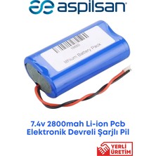 Enerjistar 7.4V 2800MAH Bms Devreli Pil Paketi