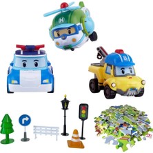BT Teknik Teknik Robocar Poli Gogo City Series Oyun Seti 96584512