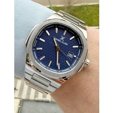 Daniel Klein Kadranı Lacivert Dikdörtgen Kasa Erkek Kol Saati