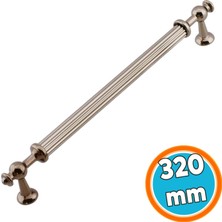 Nzb Mobilya Çekmece Mutfak Dolabı Dolap Kulpları Kulpu Kulpları Çizgili Bronz Metal Kulp 320 mm