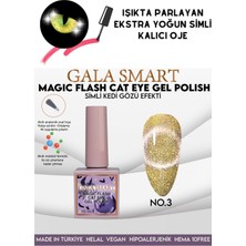 Gala Smart Gala Simli Kedi Gözü Kalıcı Oje Oje Kodu: Magıc Flash 3