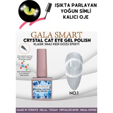 Gala Smart Gala Simli Kedi Gözü Kalıcı Oje Oje Kodu: Crystal 1