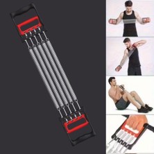 Güvenli Sepet Göğüs Genişletme ve Kuvvet Egzersiz Aleti – 5 Yaylı 5 Kademeli Ayarlanabilir Fitness ve Kuvvet Antrenmanı Ekipmanı