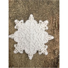 Yılbaşı Kar Tanesi Esnek Aplik NO:HS08 Ahşap, Mobilya Yenileme, Mobilya Süsleme 5.5x5.5cm