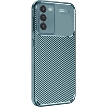 Sh Ticaret Newface V30 Lite 4g Kılıf Auto Focus Karbon Kapak - Koyu Yeşil