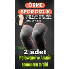 Veltomed 2 Li Set 3D Örme Sporcu Dizlik – Ağrı Azaltıcı, Diz Koruyucu Nefes Alabilir, Kompresyon Destekli, Kaymaz, Voleybol,fitnes,basketbol,doğa Sporları