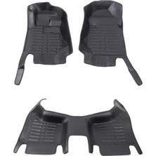 NEO5D Ford Ranger 2012-2023 Uyumlu Ithal, Suni Deri, Eva Dolgulu Havuzlu 5d Paspas