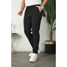 Quafash Erkek Regular Fit Beli Lastikli Bağcıklı Jogger Pantolon
