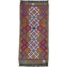 Cicim Halı El Dokuma Konya Cicim Kilim 46X102 cm