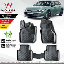 Wöller Volkswagen Passat Paspas B9 Variant Uyumlu 2024 Sonrası 3D Havuzlu Paspas