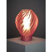 Designobee Lalezar Lamba - Modern Abajur ve Masa Lambası – Ambiyans Lambası, Dekoratif LED Abajur, E14 Duy