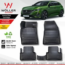 Wöller Peugeot 308 Paspas 2022 Sonrası 3D Havuzlu Wöller Paspas