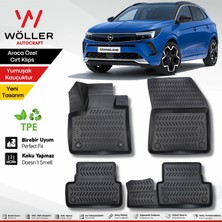 Wöller Opel Grandland Paspas 2017 Sonrası 3D Havuzlu Wöller Paspas