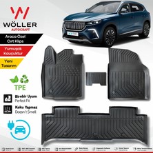 Wöller Togg T10X Paspas 2023 Sonrası 3D Havuzlu Wöller Paspas