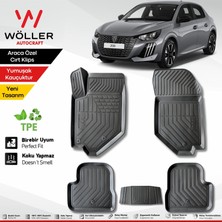 Wöller Peugeot 208 Paspas 2021 Sonrası 3D Havuzlu Wöller Paspas