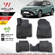 Wöller Hyundai Bayon Paspas 2021 Sonrası Uyumlu 3D Havuzlu Wöller Paspas