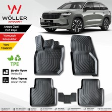 Skoda Kodiaq Paspas 2024 Sonrası Uyumlu 3D Wöller Ultraflex Esnek