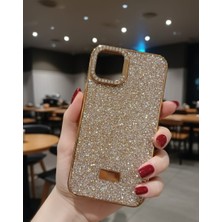 KumOziShop iPhone 12 Promax Uyumlu Kamera Standlı Taşlı Premium Kılıf