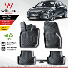 Wöller Audi A3 Sedan Paspas 2021 Sonrası 3D Havuzlu Wöller Paspas