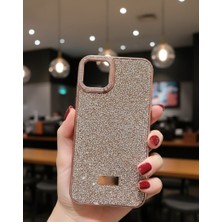 KumOziShop iPhone 11 Promax Uyumlu Kamera Standlı Taşlı Premium Kılıf