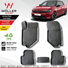 Wöller Opel Corsa F Paspas 2019 Sonrası 3D Havuzlu Wöller Paspas