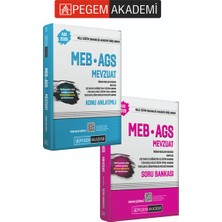 Pegem Akademi  2026 Meb Ags Konu Anlatımlı Mevzuat + 2026 Meb Ags