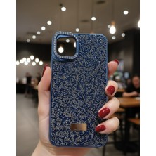 KumOziShop iPhone 12 Promax Uyumlu Kamera Standlı Taşlı Premium Kılıf