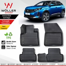 Wöller Peugeot 3008 Paspas 2016 Sonrası 3D Havuzlu Wöller Paspas