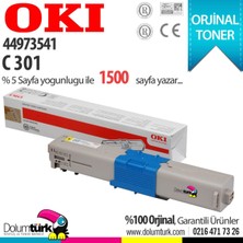 Oki 44973541 / C301 / MC342 Sarı Orjinal Toneri