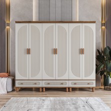 Velmo Barrel 6 Kapaklı Gardırop (Aytaşı)