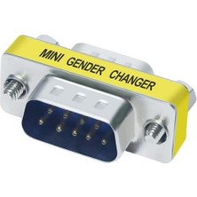 Powermaster PM-5455 Db9 RS232 Erkek-Erkek (M2M) 9 Pin Çevirici Ara Adaptör