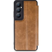 Genel Tedarik Realme C65 Kılıf Flip Cover - TABA-(5796) - EMTHBA9295-6963